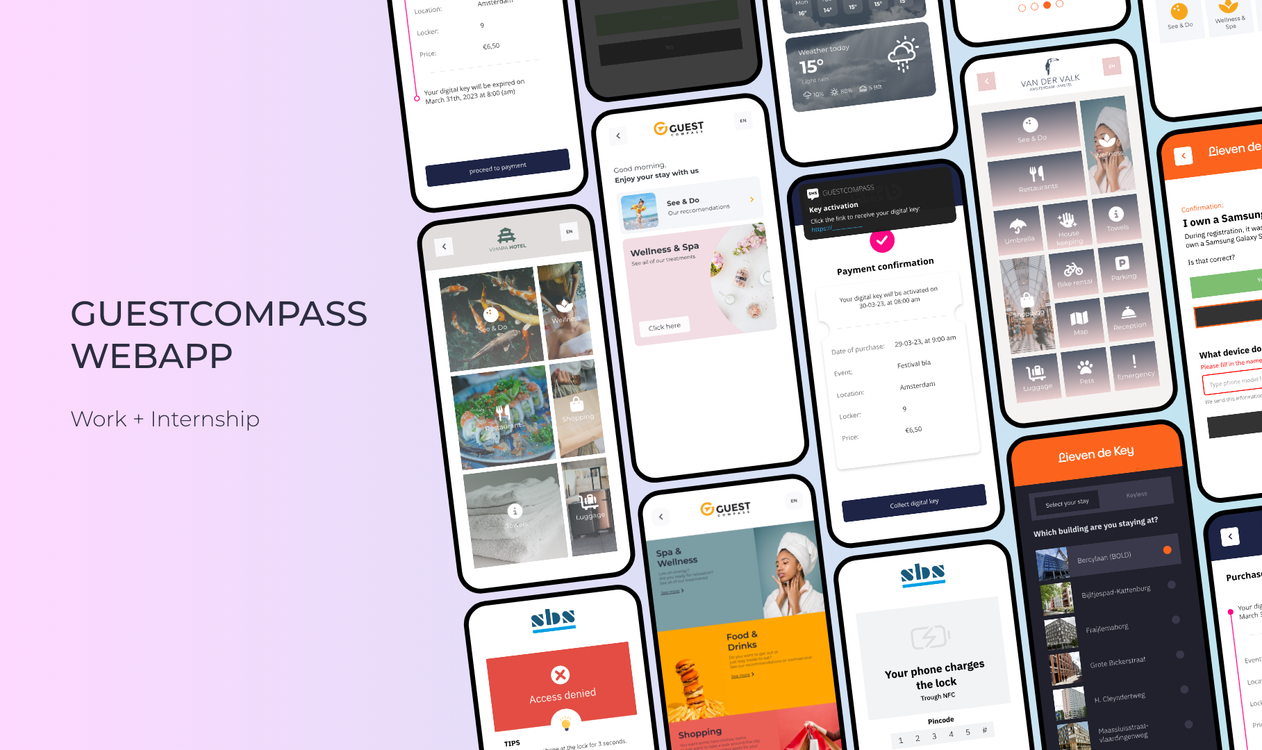 GuestCompass, I began my internship in April 2023, which lasted for 10 weeks. After that, I began working part-time at GuestCompass.
            The work you see on this page is what I did during my internship.