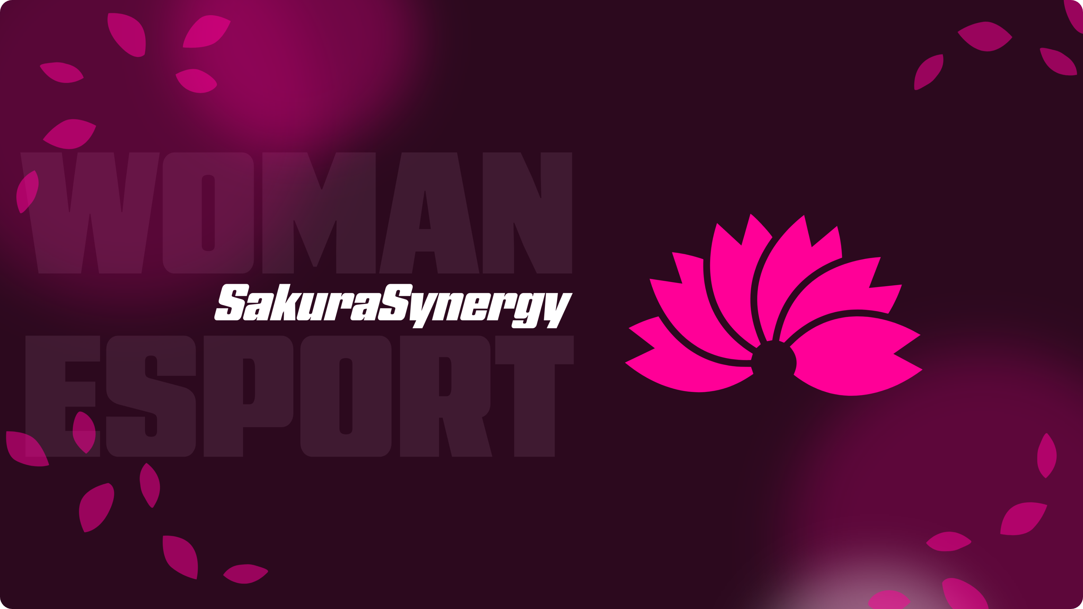 A design that I made for my own female esports team: Sakura Synergy!